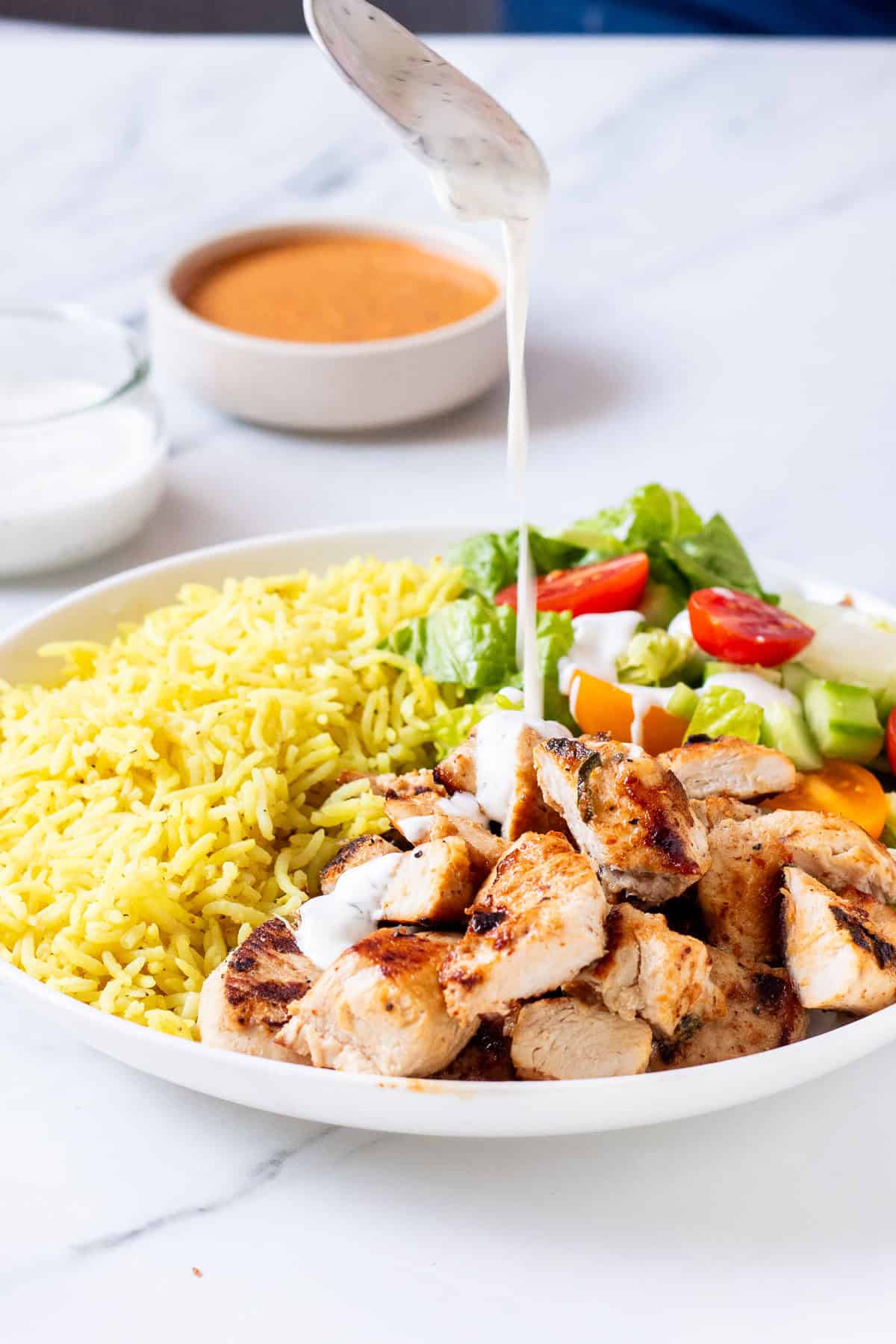 Better than Halal Cart Chicken and Rice - Flour & Spice