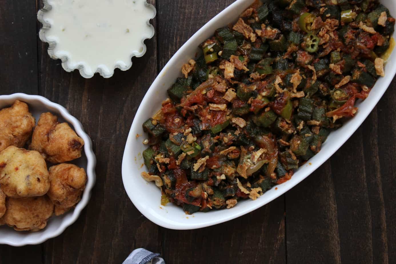 Bhindi Masala a Pakistani Okra dish Flour & Spice
