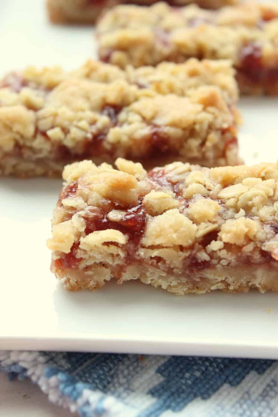 Strawberry Jam Bars Only 6 Ingredients! Flour & Spice