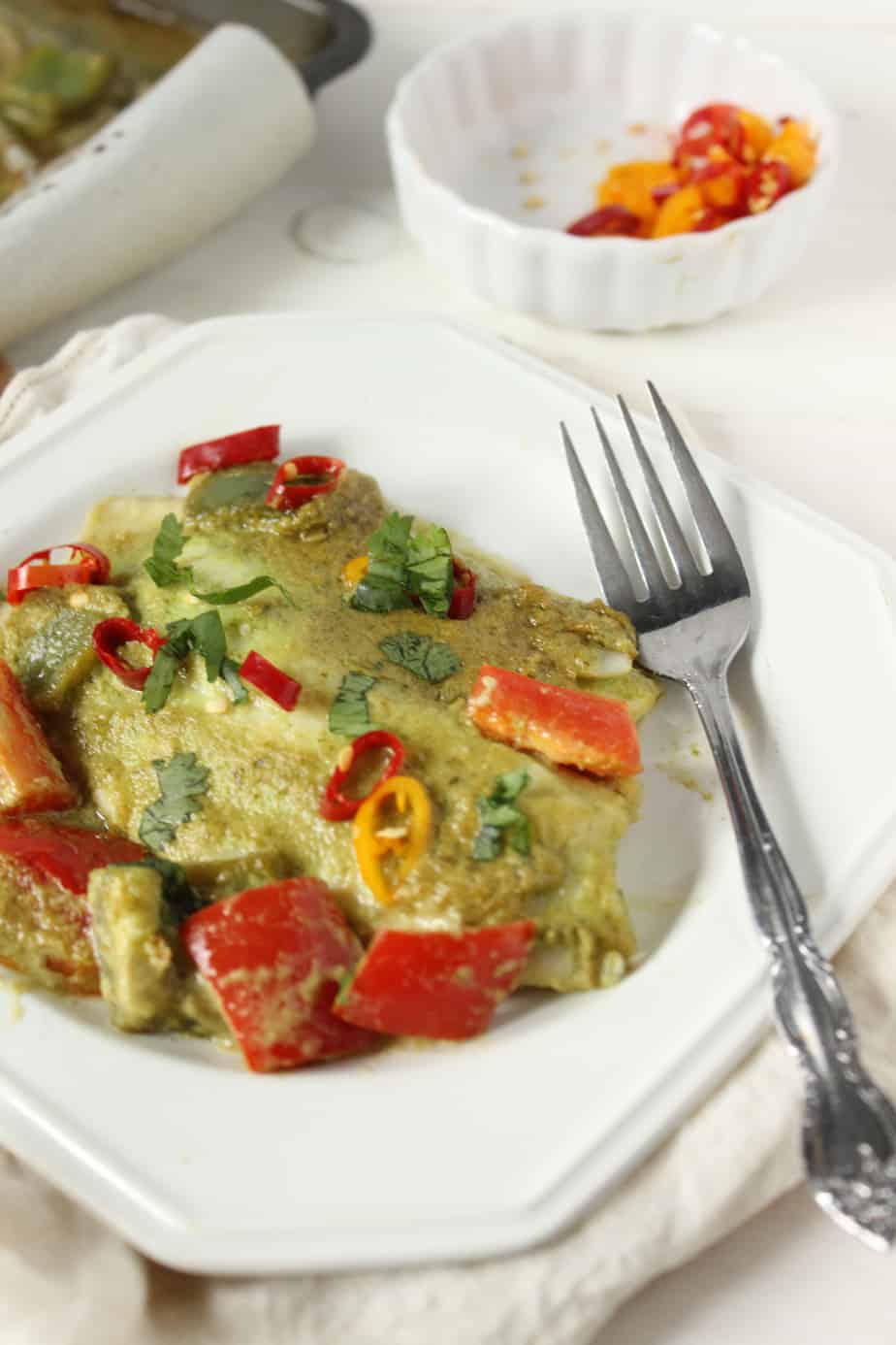 Thai Fish Tray Bake
