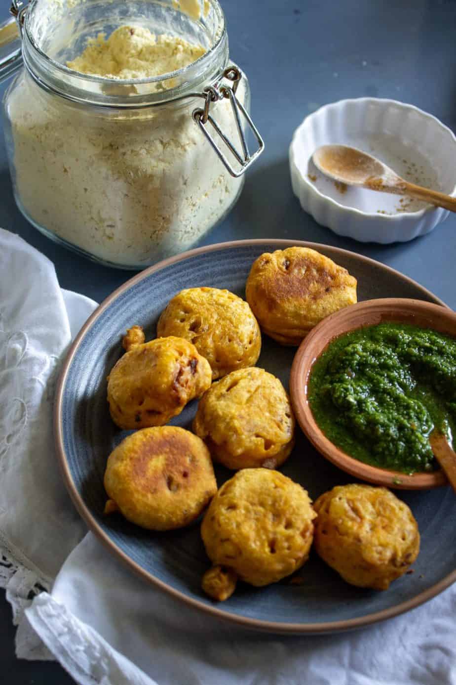 The BEST Cilantro Chutney for Pakoras Flour & Spice