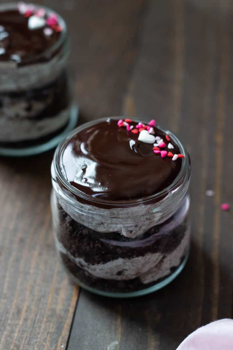 Oreo Cheesecake Jars SO SO good!!!! Flour & Spice